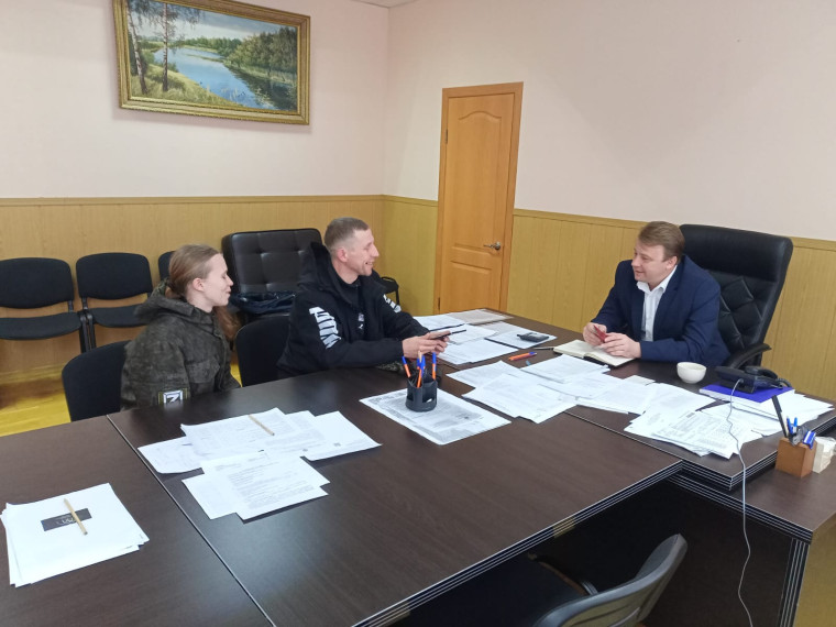 Встреча с бойцом СВО. Встреча с бойцом СВО.